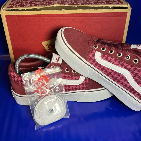 NEW Vans Ward Platform Plaid/White Women’s Multiple Sizes Fast Shipping 📦 💨 - Picture 6 of 7